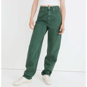 Madewell Baggy Straight Jeans: Garment-Dyed Edition Size 27